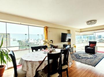 Departamento de 3 habitaciones, Lima · En Venta Amplio Departamento con Terrazas y Vista a La Ciudad en Corpac– San Isidro.