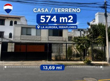 Casa de 4 habitaciones, Lima · Vendo Casa / Terreno en Miraflores 574 m²