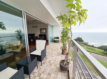 Departamento de 3 habitaciones, Lima · Alquiler Exclusivo Departamento Vista Al Mar. Amoblado. Malecon Miraflores