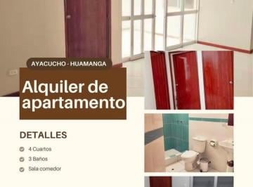 Departamento de 4 habitaciones, Huamanga · Alquiler de Departamento – Huamanga, Ayacucho
