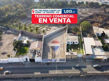 Terreno / Lote , Ica · Terreno de 1,013 m² en Venta Sobre Av Finlandia – Los Lunas | La Tinguiña