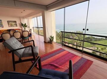 Departamento · 234ha · 4 Dormitorios · 2 Estacionamientos · Venta de Duplex en El Malecón de La Marina Frente Al Mar en Miraflores