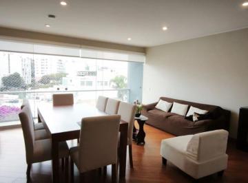 Departamento de 4 habitaciones, Lima · Departamento Amoblado 160 m², 3 Dorm.