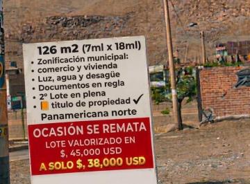 Terreno / Lote , Lima · Ocasión: Se Vende Terreno en Plena Panamericana Norte a Precio de Oportunidad