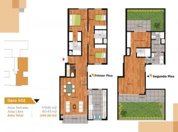 Departamento de 5 habitaciones, Lima · Venta de Duplex en Chacarilla. Frente a Parque. 4 Dorm.. ID. 1118