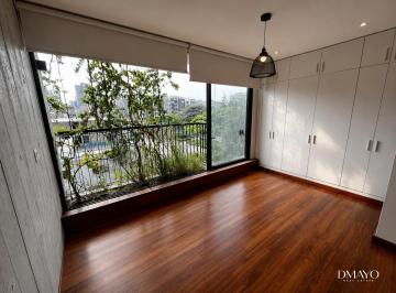 Departamento · 65m² · 1 Dormitorio · Alquiler de Monoambiente Moderno con Balcones y Jardines Verticales