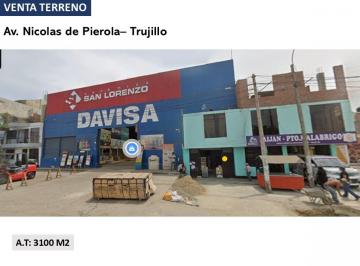 Local comercial , Trujillo · Terreno Estrategico 3100 m² - Nicolás de Pierola - Ovalo Mochica