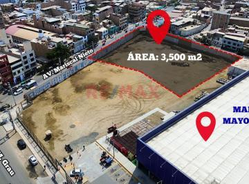 Terreno / Lote · 3500m² · Venta de Terreno Comercial en Chiclayo Al Lado de makro.(G. Yalico)