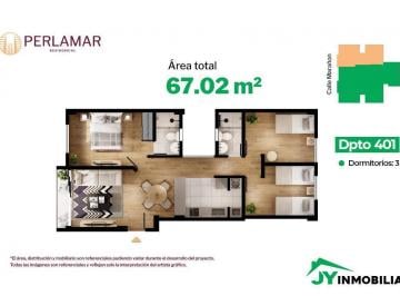 Departamento · 70m² · 3 Dormitorios · Departamento en Callao