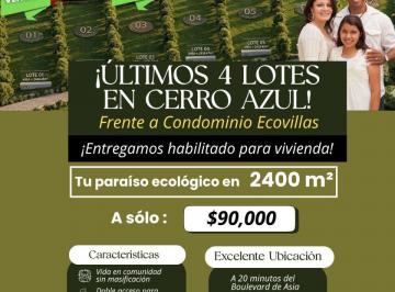 Terreno / Lote , Cañete · Oportunidad Unica Quedan 4 Lotes en Cerro Azul de 2400 m² en $90,000