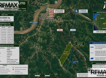 Terreno / Lote · 250000ha · Se Vende Fundo Algelito Terreno Agrícola y Ecoturístico con Alto Potencial de Valorización de 25 Hec