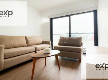 Sala · Alquiler Departamento Amoblado 2 Dorm. Miraflores