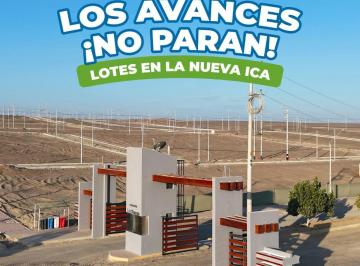 Terreno / Lote , Ica · Se Traspasa 2 Lotes Juntos en Urb Las Dunas de Carhuaz en Ica 25 Mil c/u 60 Cuotas Pagadas