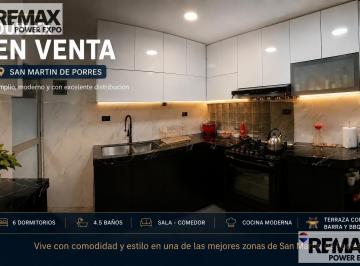 Departamento · 257m² · 6 Dormitorios · Venta Duplex en San Martin de Porres - Cerca Plaza Norte