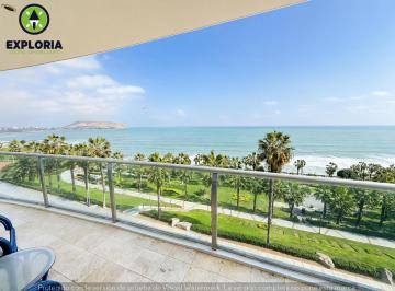 Departamento de 3 habitaciones, Lima · Exclusivo Departamento Amoblado con Espectacular Vista Al Mar | Malecón Cisneros – Miraflores