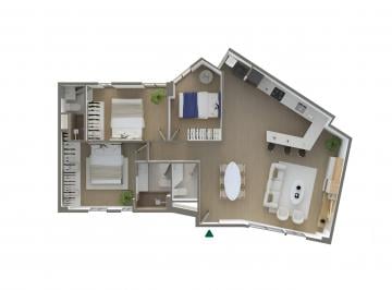 Departamento de 3 habitaciones, Lima · Departamento de Estreno 3 Dorm. y 102 m² en Cercado de Lima | en Construcción