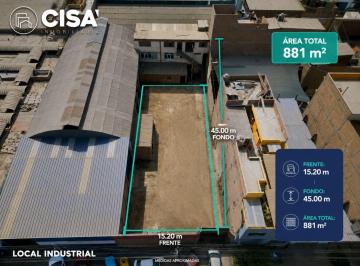 Local comercial · 881m² · Alquiler de Almacén Industrial 881 m² | Trifásica | Altura 7 m | San Juan de Lurigancho