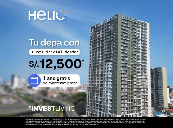 Desarrollo vertical , Lima · Helio Invest Living - Santa Beatriz