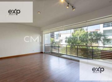 Departamento · 120m² · 1 Dormitorio · 2 Estacionamientos · Alquiler de Departamento de 1 Dormitorio Sin Amoblar en Miraflores. Disponible Finales de Julio