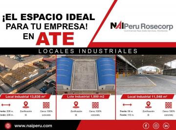 Nave industrial · 2000m² · Locales Industriales en Alquiler Desde 2,000 m² - Ate