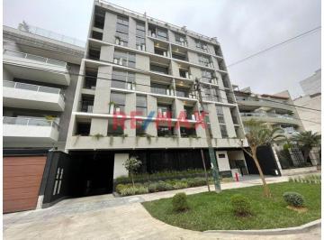 Departamento de 3 habitaciones, Lima · Alquilo Hermoso y Moderno Flat de Estreno 2do Piso con 2 Dorm. + 1 Estudio Las Gardenias Surco