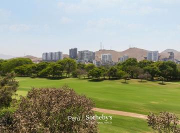Departamento de 4 habitaciones, Lima · Exclusivo Penthouse Dúplex con Piscina y Amplia Terraza y Linda Vista Al Golf Los Inkas