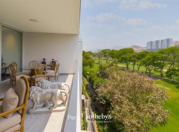 Departamento de 4 habitaciones, Lima · Exclusivo Penthouse Dúplex con Piscina y Amplia Terraza y Linda Vista Al Golf Los Inkas