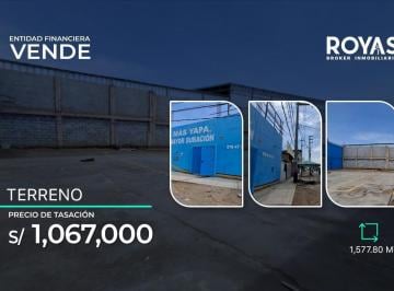 Terreno / Lote · 1577m² · Entidad Financiera Vende Terreno Comercial Cercado - Chepen - 1286