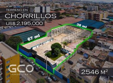 Terreno / Lote · 2546m² · Ocasión! Terreno de 2546 m² en Chorrillos