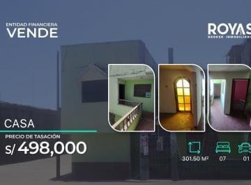 Casa · 272m² · 5 Dormitorios · 1 Estacionamiento · Entidad Financiera Vende Casa de Dos Pisos Mas Azotea en Salaverry - Trujillo - 1283