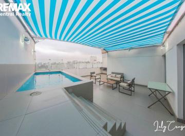 Departamento de 3 habitaciones, Lima · Espectacular Dúplex con Terraza, Piscina y Vista Soñada.