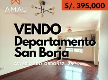 Departamento de 2 habitaciones, Lima · Departamento en Venta San Borja Av Ordoñez