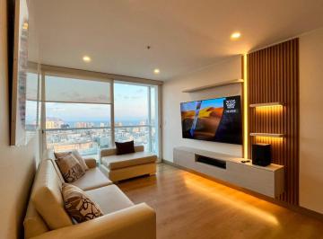 Departamento de 3 habitaciones, Lima · Aquiler Amoblado en Miraflores con Piscina y Área de Parrillas