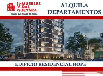 Departamento de 2 habitaciones, Lima · Alquiler Dpto de 57.50 m² 02 Dormit / Edificio Hope - La Victoria