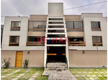 Departamento de 4 habitaciones, Lima · Dúplex Familiar en Condominio Privado con Parques y Seguridad Permanente