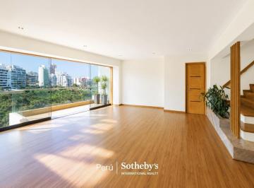 Departamento · 176m² · 3 Dormitorios · 2 Estacionamientos · Elegante Dúplex Renovado con Vista Al Mar en Miraflores