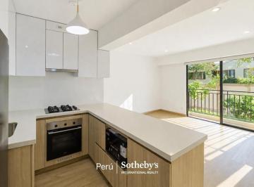 Departamento · 84m² · 2 Dormitorios · 1 Estacionamiento · Flat de Estreno de 84 m² con Vista Lateral Al Mar, en Una de Las Mejores Zonas de Miraflores.