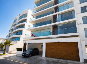 Departamento de 3 habitaciones, Lima · Exclusivo Departamento 199 m² - 2 Cocheras - Frente Al Club Esmeralda - Santa María del Mar - Venta