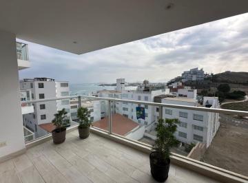 Departamento de 3 habitaciones, Lima · Departamento Amoblado con Vista Al Mar · Playa Los Embajadores, Santa María del Mar
