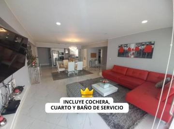 Departamento de 4 habitaciones, Lima · (El) Alquilo Dpto Amoblado de 4 Dorm. con Cochera y Balcon en Pleno 28 de Julio, Miraflores