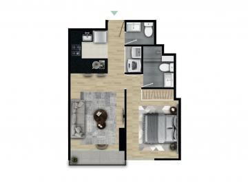 Departamento de 1 habitación, Lima · Departamento de Estreno 1 Dorm. y 42 m² en Chorrillos