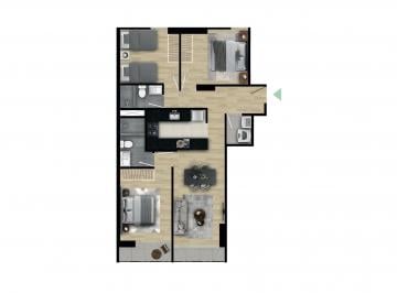 Departamento de 3 habitaciones, Lima · Departamento de Estreno 3 Dorm. y 80.7 m² en Chorrillos