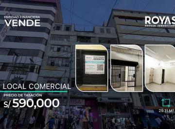 Local comercial · 29m² · Entidad Financiera Vende Local Comercial en La Victoria
