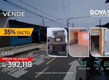 Casa · 406m² · 17 Dormitorios · 1 Estacionamiento · Entidad Financiera Vende Casa en Punchana - Mayna Loreto