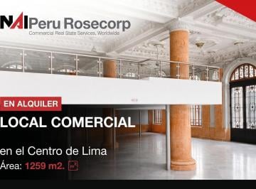 Local comercial · 1259m² · Local Comercial en Alquiler - 1,259 m² - Cercado de Lima - Jr de La Unión
