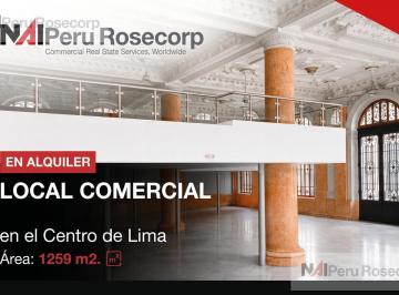 Local comercial · 1259m² · Local Comercial en Alquiler - 1,259 m² - Cercado de Lima - Jr de La Unión