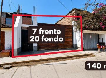 Terreno / Lote · 140m² · 1 Estacionamiento · Se Vende Terreno en Villa El Salvador Cerca Al Ovalo de Maritegui - 140 m²