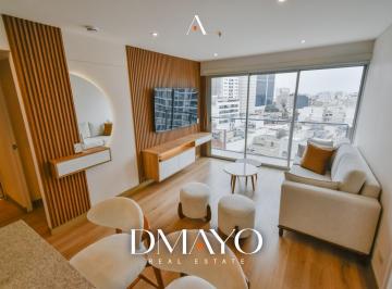 Departamento · 63m² · 2 Dormitorios · 1 Estacionamiento · Alquiler Depa Semi - Estreno Amoblado 2 Dorm., Límite con San Isidro