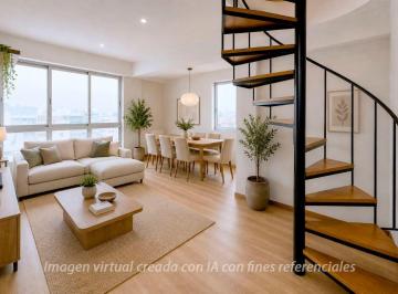 Departamento de 3 habitaciones, Lima · Departamento en Venta San Borja, Dúplex con Terraza de 111 m²