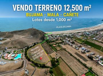 Terreno / Lote , Cañete · Casa de Playa y Campo Terreno 12,500 m² Bujama - Mala